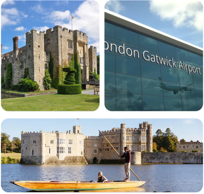 Erkunden Sie Gatwick ohne Gepäck
