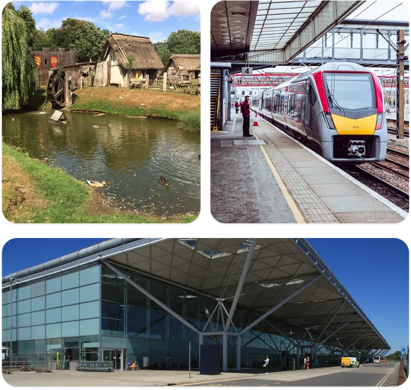 Erkunden Sie Stansted freihändig